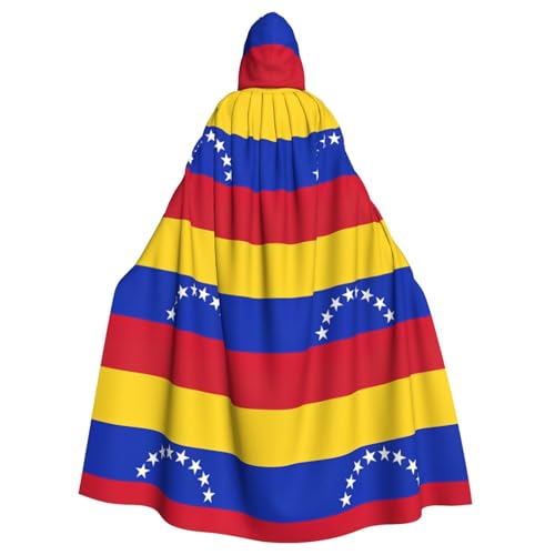 Luckily&Day Halloween-Umhang mit Flagge von Venezuela, für Erwachsene, lustig, Cosplay, Hexe, Wikinger, Kostüm, Kapuze, Umhang, übergroßer Hut Luckily&Day Halloween-Umhang mit Flagge von Venezuela, für Erwachsene, lustig, Cosplay, Hexe, Wikinger, Kostüm, Kapuze, Umhang, übergroßer Hut von Luckily&Day