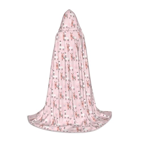 Luckily&Day Lama, bedrucktes Halloween-Kostüm, Kapuzenumhang, Umhang für Männer und Frauen, Party, Cosplay, Zauberer, Hexe, Wikinger, Robe Luckily&Day Lama, bedrucktes Halloween-Kostüm, Kapuzenumhang, Umhang für Männer und Frauen, Party, Cosplay, Zauberer, Hexe, Wikinger, Robe von Luckily&Day