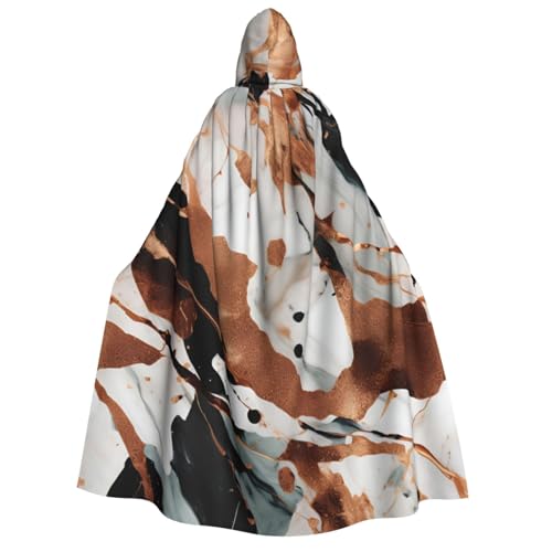 Luckily&Day Marmor-Textur, Spritzer-Druck, Halloween-Kostüm, Kapuzenumhang für Cosplay, Zauberer, Hexe, Wikinger, Robe, Umhang Luckily&Day Marmor-Textur, Spritzer-Druck, Halloween-Kostüm, Kapuzenumhang für Cosplay, Zauberer, Hexe, Wikinger, Robe, Umhang von Luckily&Day