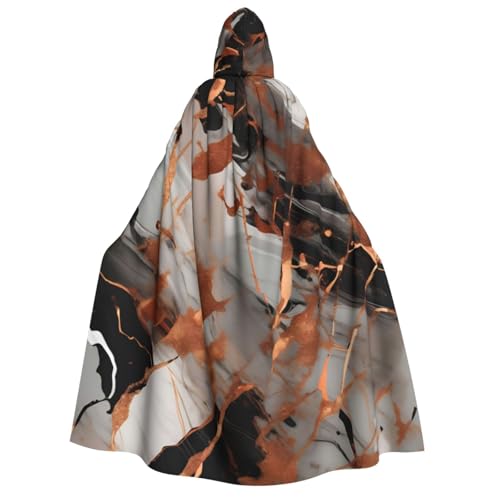 Luckily&Day Marmor-Textur, Spritzer-Druck, Halloween-Kostüm, Kapuzenumhang für Cosplay, Zauberer, Hexe, Wikinger, Robe, Umhang Luckily&Day Marmor-Textur, Spritzer-Druck, Halloween-Kostüm, Kapuzenumhang für Cosplay, Zauberer, Hexe, Wikinger, Robe, Umhang von Luckily&Day