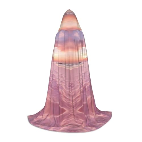 Luckily&Day Strand-Druck, Halloween-Kostüm, Kapuzenumhang für Männer und Frauen, Party, Cosplay, Zauberer, Hexe, Wikinger, Robe Luckily&Day Strand-Druck, Halloween-Kostüm, Kapuzenumhang für Männer und Frauen, Party, Cosplay, Zauberer, Hexe, Wikinger, Robe von Luckily&Day