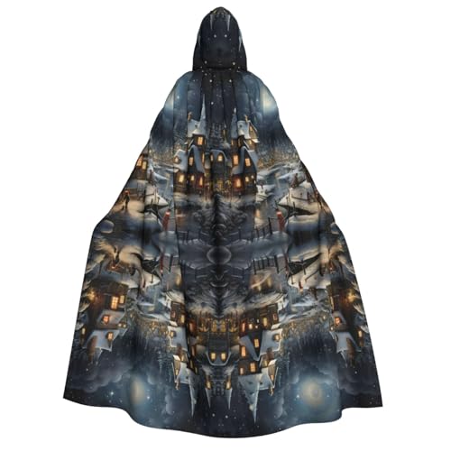 Luckily&Day Weihnachtliches Halloween-Kostüm, Kapuzenumhang für Erwachsene, Cosplay, Zauberer, Hexe, Wikinger, Robe, Umhang Luckily&Day Weihnachtliches Halloween-Kostüm, Kapuzenumhang für Erwachsene, Cosplay, Zauberer, Hexe, Wikinger, Robe, Umhang von Luckily&Day