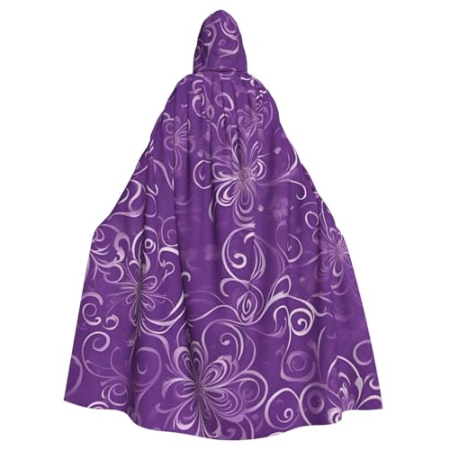 Luckily&Day Wikinger-Kostüm, Umhang mit floralem Wirbel, Efeu-Druck, für Herren und Damen, Halloween, Cosplay, Zauberer, Hexe, Kapuzenmantel Luckily&Day Wikinger-Kostüm, Umhang mit floralem Wirbel, Efeu-Druck, für Herren und Damen, Halloween, Cosplay, Zauberer, Hexe, Kapuzenmantel von Luckily&Day