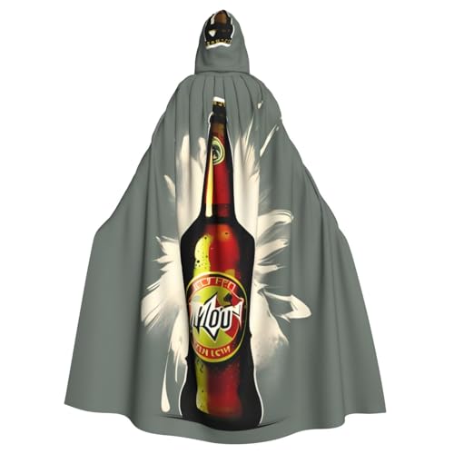 Luckily&Day Wikinger-Kostüm mit Bierblasen-Druck, Umhang für Herren und Damen, Halloween-Umhang, Cosplay, Zauberer, Hexe, Kapuzenmantel Luckily&Day Wikinger-Kostüm mit Bierblasen-Druck, Umhang für Herren und Damen, Halloween-Umhang, Cosplay, Zauberer, Hexe, Kapuzenmantel von Luckily&Day