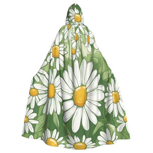 Luckily&Day Wikinger-Kostüm mit Gänseblümchen-Druck, Umhang für Herren und Damen, Halloween-Umhang, Cosplay, Zauberer, Hexe, Kapuzenmantel Luckily&Day Wikinger-Kostüm mit Gänseblümchen-Druck, Umhang für Herren und Damen, Halloween-Umhang, Cosplay, Zauberer, Hexe, Kapuzenmantel von Luckily&Day