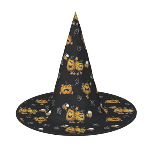Lustige Halloween-Dekoration, Hexenhut, Hexenhut, einzigartiger Steeple-Top-Kostüm, Hut für Frauen, Party-Dekoration Lustige Halloween-Dekoration, Hexenhut, Hexenhut, einzigartiger Steeple-Top-Kostüm, Hut für Frauen, Party-Dekoration von Luckily&Day