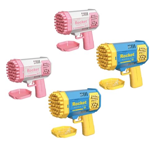Lucknel® Rocket Bubble Gun – Automatische Seifenblasenpistole mit LED-Licht – Riesiger Bubble-Spaß für Kinder – Ideal für Garten, Party & Hochzeit (4) von Lucknel