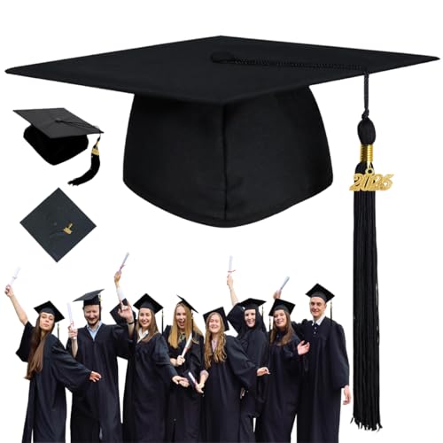 Lucktao Bachelor Hut,Graduation Hat,Doktorhut,Abschluss Hut,Absolventenhut in Schwarz,Uni Abschluss Hut 2025 Anhänger Quaste,für Abschlussfeiern vom Universität, Hochschule, Abitur Lucktao Bachelor Hut,Graduation Hat,Doktorhut,Abschluss Hut,Absolventenhut in Schwarz,Uni Abschluss Hut 2025 Anhänger Quaste,für Abschlussfeiern vom Universität, Hochschule, Abitur von Lucktao