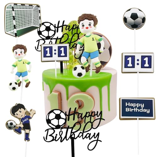 Luckwaii Fußball Kuchen Deko FußBall Tore Und Spieler für Torte, 7 Stück Fussball Deko Geburtstag Kinder Fussball Figuren Fussball Party Deko für Junge Fußball Sport Thema Geburtstag Party Suppplies Luckwaii Fußball Kuchen Deko FußBall Tore Und Spieler für Torte, 7 Stück Fussball Deko Geburtstag Kinder Fussball Figuren Fussball Party Deko für Junge Fußball Sport Thema Geburtstag Party Suppplies von Luckwaii