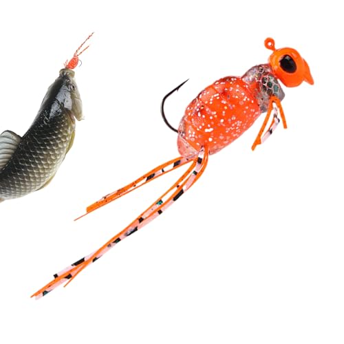 Angelköder - Weiche Kunst-Köder,Kompakt Vielseitig Süßwasser Köder für Angler Erwachsene Angelköder - Weiche Kunst-Köder,Kompakt Vielseitig Süßwasser Köder für Angler Erwachsene von Luckxing