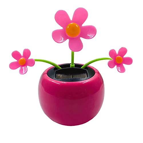 Auto Solar Tanzspielzeug Wackelblume Solarblume Solarbetriebenes schwingendes Armaturenbrett Ornament Blumentopfform Solar Ornament, für Schreibtische, Schlafzimmer, Wohnungen Auto Solar Tanzspielzeug Wackelblume Solarblume Solarbetriebenes schwingendes Armaturenbrett Ornament Blumentopfform Solar Ornament, für Schreibtische, Schlafzimmer, Wohnungen von Luckxing