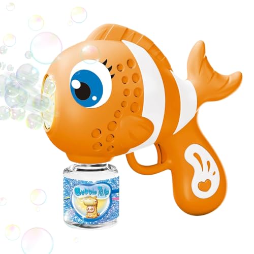 Automatische Seifenblasenmaschine | Spaßige Fischform Seifenblasenmaschine | Tragbarer Seifenspender Für Kindergeburtstage Ostern Gartenpartys Badewanne Automatische Seifenblasenmaschine | Spaßige Fischform Seifenblasenmaschine | Tragbarer Seifenspender Für Kindergeburtstage Ostern Gartenpartys Badewanne von Luckxing