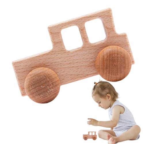Luckxing Fahrzeugspielzeug aus Holz,Automodelle aus Holz | Trägheitsautomodelle für Kinder - Niedliche Fahrzeugspielzeuge für Jungen und Mädchen, sturzsichere Automodelle für Kindergarten und von Luckxing