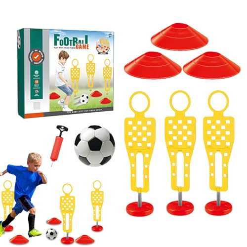 Luckxing Fußball Trainingszubehör | Fußball Trainingsgeräte & Zugabe | Lernspielzeug Hindernisparcours Mehrpersonen Sportspiel für & Mädchen Garten Park Halle & Zuhause Luckxing Fußball Trainingszubehör | Fußball Trainingsgeräte & Zugabe | Lernspielzeug Hindernisparcours Mehrpersonen Sportspiel für & Mädchen Garten Park Halle & Zuhause von Luckxing