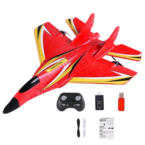 Luckxing RC Flugzeug, Ferngesteuertes Flugzeug, 2.4Ghz Flugzeug Ferngesteuert, Wasserdichtes Flugzeuge Mit Doppelmotormotor, Modellflugzeug LED-Licht-RC-Flugzeug-Kit Für Anfänger Luckxing RC Flugzeug, Ferngesteuertes Flugzeug, 2.4Ghz Flugzeug Ferngesteuert, Wasserdichtes Flugzeuge Mit Doppelmotormotor, Modellflugzeug LED-Licht-RC-Flugzeug-Kit Für Anfänger von Luckxing