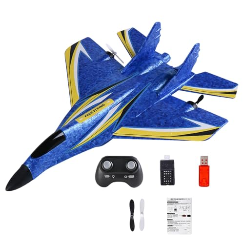 Luckxing RC Flugzeug, Ferngesteuertes Flugzeug, 2.4Ghz Flugzeug Ferngesteuert, Wasserdichtes Flugzeuge Mit Doppelmotormotor, Modellflugzeug LED-Licht-RC-Flugzeug-Kit Für Anfänger Luckxing RC Flugzeug, Ferngesteuertes Flugzeug, 2.4Ghz Flugzeug Ferngesteuert, Wasserdichtes Flugzeuge Mit Doppelmotormotor, Modellflugzeug LED-Licht-RC-Flugzeug-Kit Für Anfänger von Luckxing