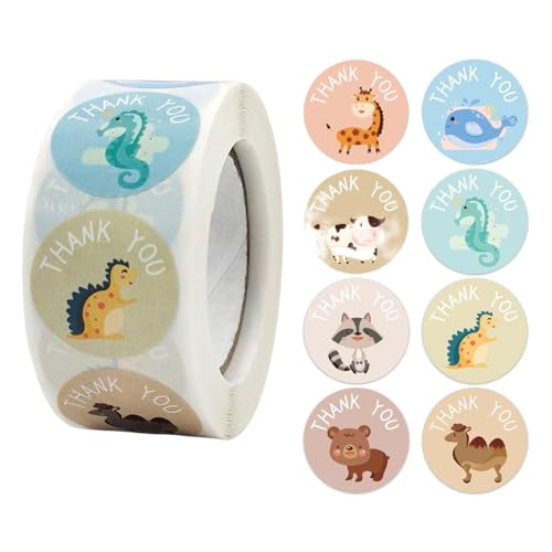 Luckxing Tierrolle Aufkleber | 500 Entzückende Farm Animal Sticker Sheets - 1 Zoll Tier Selbstklebende Belohnungsaufkleber für Kinder Party Favors Ostern dekorativer Umschlag Siegel Geschenk Luckxing Tierrolle Aufkleber | 500 Entzückende Farm Animal Sticker Sheets - 1 Zoll Tier Selbstklebende Belohnungsaufkleber für Kinder Party Favors Ostern dekorativer Umschlag Siegel Geschenk von Luckxing