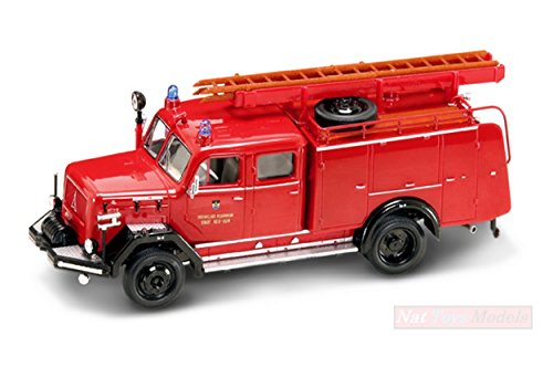 Lucky Die Cast Scale Modell KOMPATIBEL MIT MAGIRUS DEUTZ 150 D 10 F TLF16 FIRE Truck 1:43 LDC43015 von Lucky Die Cast