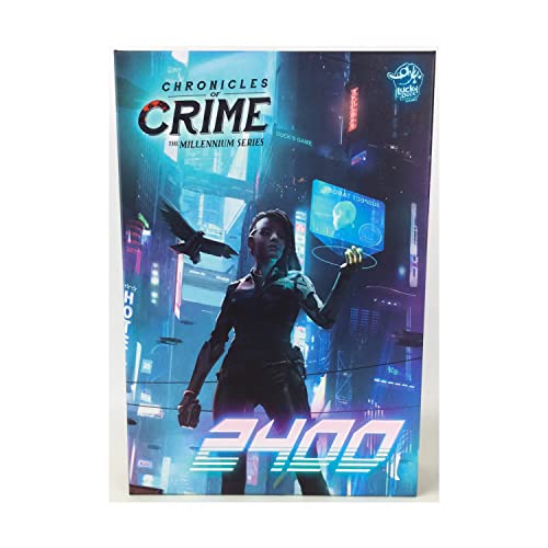 LUCKY DUCK GAMES - Chronicles of Crime Millenium - 2400 | Kooperatives Brettspiel | Englische Version | 1-4 Spieler | Alter 12+ | 60-90 Minuten | Mord-Mystery-Spiel LUCKY DUCK GAMES - Chronicles of Crime Millenium - 2400 | Kooperatives Brettspiel | Englische Version | 1-4 Spieler | Alter 12+ | 60-90 Minuten | Mord-Mystery-Spiel von Lucky Duck Games