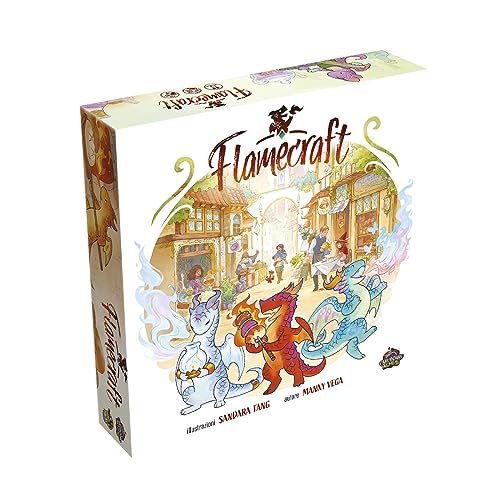 LUCKY DUCK GAMES - Flamecraft | Italienische Version | Brettspiel | Alter 10+ | 1-5 Spieler | 60 Minuten von Lucky Duck Games