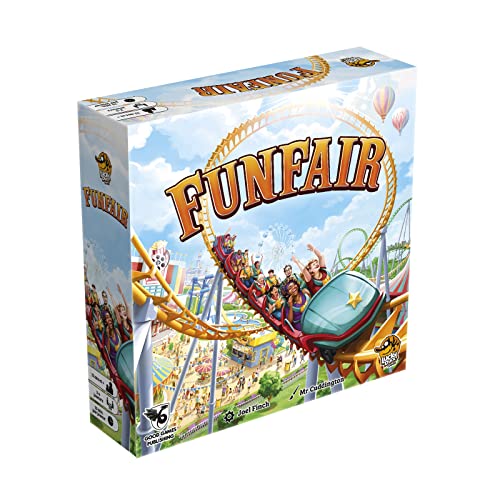 LUCKY DUCK GAMES Funfair Brettspiel für Erwachsene ab 0 Jahren, 4 Spieler, Strategie-Themenpark-Spiel von Lucky Duck Games