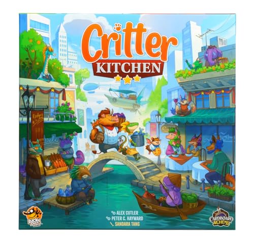 Lucky Duck Games Critter Kitchen | Strategiespiel | Köche konkurrieren um einen Restaurantkritiker | 1–5 Spieler, ab 12 Jahren von Lucky Duck Games
