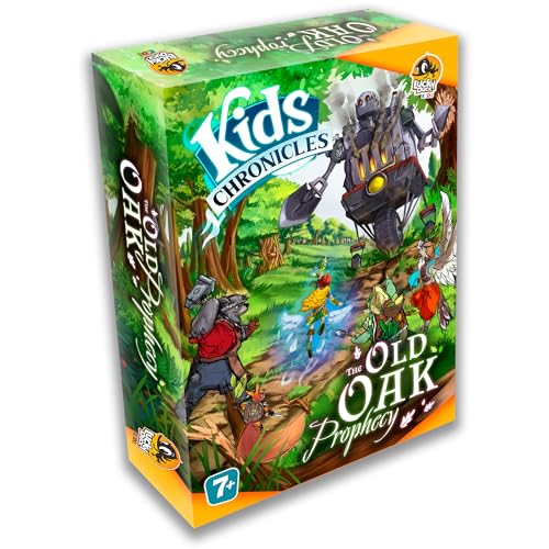 Lucky Duck Games Kids Chronicles: The Old Oak Prophecy, Kinder-Brettspiel, ab 7 Jahren, 1-4 Spieler, 30-45 Minuten Spieldauer, LKYCCKR02EN von Lucky Duck Games