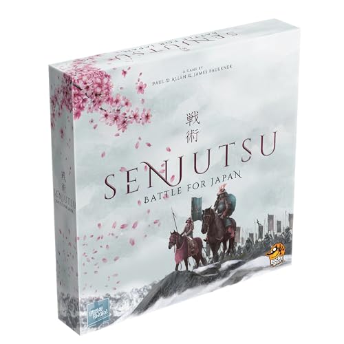 Senjutsu: Battle for Japan Samurai Duellspiel mit Miniaturen und Deckbildung, Strategiespiel für Kinder und Erwachsene, ab 14 Jahren, 1-4 Spieler, 15-20 Minuten Spielzeit, LKYSNJR01EN, Mehrfarbig von Lucky Duck Games