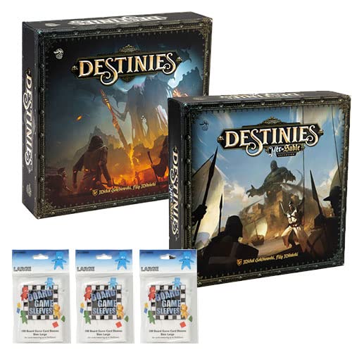 LuckyDuck PKGamePack Destinies (Grundspiel + Sandsee 300 Sleeves großes Format) – französische Version von Lucky Duck Games