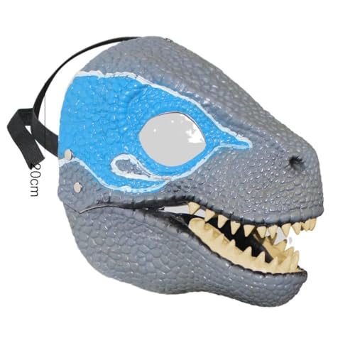 LuckyGGT Offene Mund Dinosaurier Lustige Film Kopfbedeckung Maskerade Maske Halloween Party Streich Requisiten von LuckyGGT