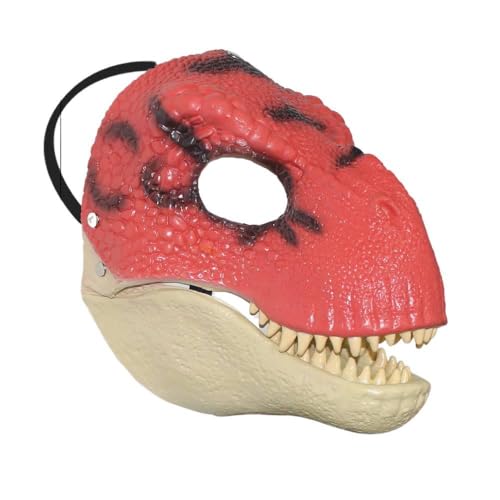 LuckyGGT Offene Mund Dinosaurier Lustige Film Kopfbedeckung Maskerade Maske Halloween Party Streich Requisiten von LuckyGGT