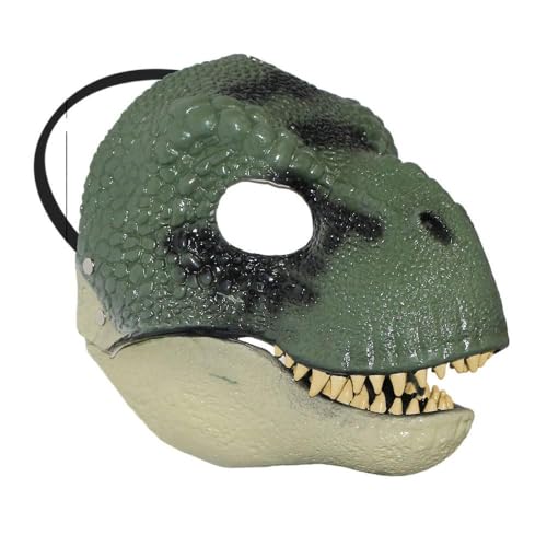 LuckyGGT Offene Mund Dinosaurier Lustige Film Kopfbedeckung Maskerade Maske Halloween Party Streich Requisiten von LuckyGGT