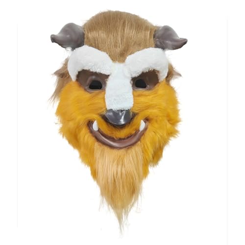 LuckyGGT Schönheit Biest Kopfbedeckung Halloween Film Maske Horror Performance Kostüm Requisiten LuckyGGT Schönheit Biest Kopfbedeckung Halloween Film Maske Horror Performance Kostüm Requisiten von LuckyGGT