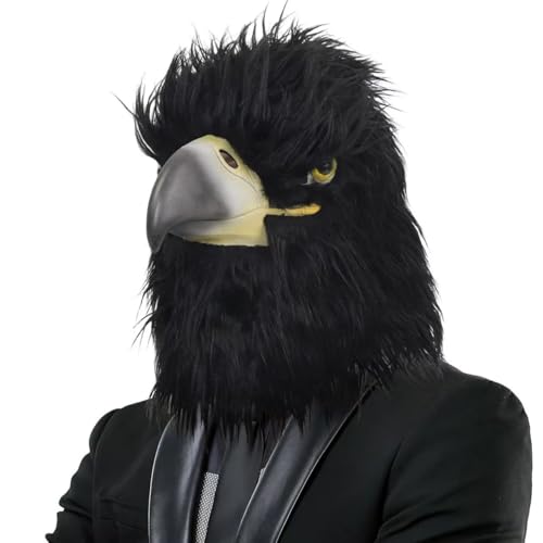 LuckyGGT Weißkopfseeadler Maske Tier Halloween Nationalvogel Weißkopfseeadler Kopfbedeckung LuckyGGT Weißkopfseeadler Maske Tier Halloween Nationalvogel Weißkopfseeadler Kopfbedeckung von LuckyGGT