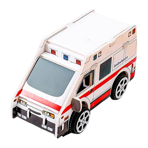 Luckywaqng 3D Paper Puzzle Assorted Cars 3D Cardboard Model Car Kit DIY Set for Child Educational Craft Puzzles Present for Boys Klassische Puzzles (D, One Size) von Luckywaqng