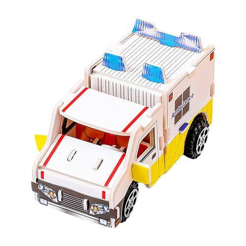 Luckywaqng 3D Paper Puzzle Assorted Cars 3D Cardboard Model Car Kit DIY Set for Child Educational Craft Puzzles Present for Boys Klassische Puzzles (F, One Size) von Luckywaqng