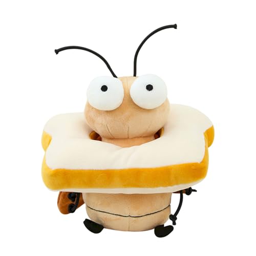 Luckywaqng 7.87 Inch Cockroach Plush Toy Funny Animal Stuffed Toy Kids' Plush Toy，Fun Birthday Home Decor Kuscheltier (C, S) von Luckywaqng