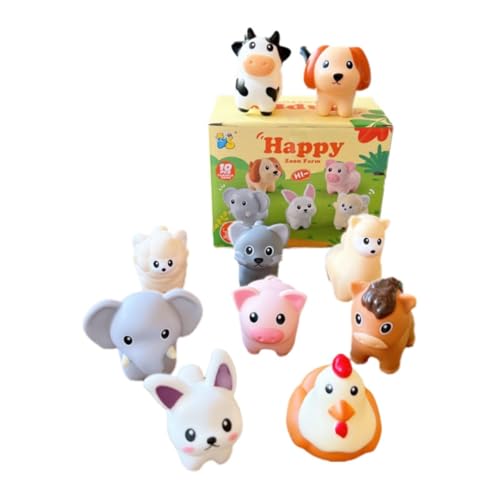 Luckywaqng Animal Matching Toy Set | Toddler Sorting Animals Matching Game Boys Girls Motor Skills Animal Cognition Toy for Bedroom Nursery Baby Kleinkindspielzeug (A, One Size) von Luckywaqng