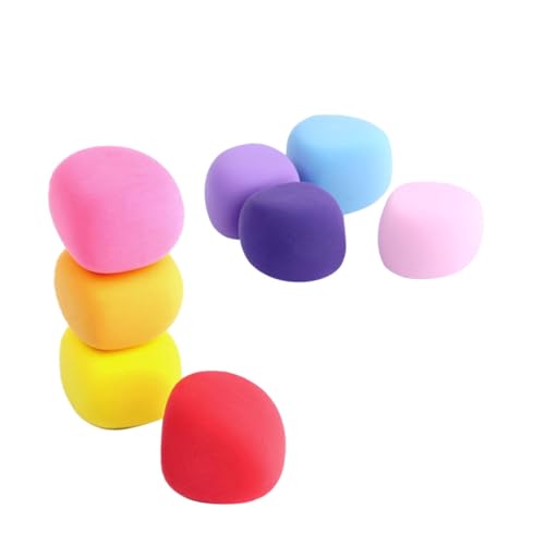 Luckywaqng Colors DIY Modeling Clay Kit with Sculpting Tools Soft & Light Easy to Use Ideal for Sculpture Crafting DIY Projects (Assorted Colors) Kunsttrainingsgeräte Holz (Yellow, One Size) von Luckywaqng