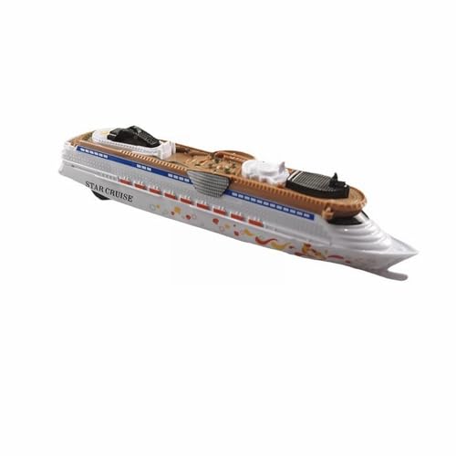 Luckywaqng Cruise Model Toy Liner Boat Toy with Light and Sound for Kids Toddlers Boys Girls Adults Age 312+ Birthday Children's Day Home Decoration Schürze Für Kinderkunst Und (White, One Size) von Luckywaqng