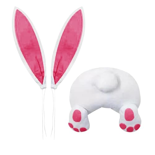 Luckywaqng Easter Bunny Butt Wreath Kit Bunny Butt Easter Wreath Easter Decorations Attachment Easter Door Spring Door Hanging Welcome Sign Wreath for Farmhouse Spring Festivals (U, One Size) von Luckywaqng