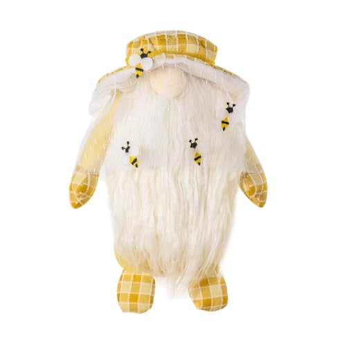 Luckywaqng Festival GNOME Plüsch Dekoration Tomte Schwedisch Tisch Dekoration Der Singende Und Sprechende Elefant Spielt Guck-Guck Mit Den Ohren (A, One Size) von Luckywaqng