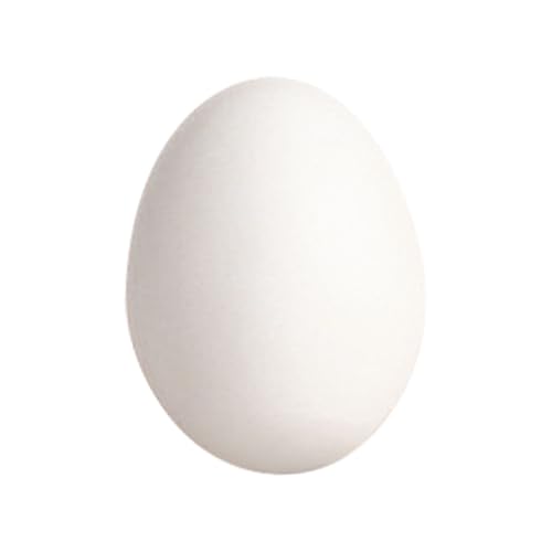 Luckywaqng Holzeier, 9 Stück, weiß, aus Holz, Osterei, Holzeier zum Basteln, Heimdekoration Kleinkindspielzeug (White, One Size) von Luckywaqng
