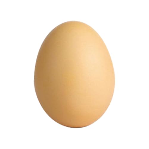 Luckywaqng Holzeier, 9 Stück, weiß, aus Holz, Osterei, Holzeier zum Basteln, Heimdekoration Kleinkindspielzeug (Yellow, One Size) von Luckywaqng