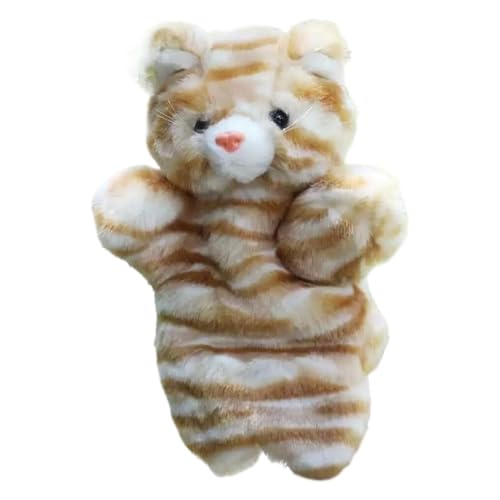 Luckywaqng Katzen-Wrestling-Handschuh, Katzen-Wrestling-Spielzeug, Handpuppe, Katzen-Spielhandschuh, Katzen-Handpuppe zum Spielen, Katzenpuppe zum Training gegen Langeweile und (Khaki, One Size) von Luckywaqng