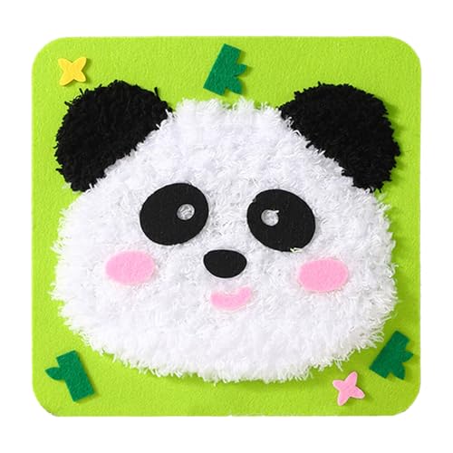Luckywaqng Kids' Educational Art Toy DIY Craft Kit with Animal Stickers for Preschool and Kindergarten Fun DIY-Handwerk Für Erwachsene (M, One Size) von Luckywaqng