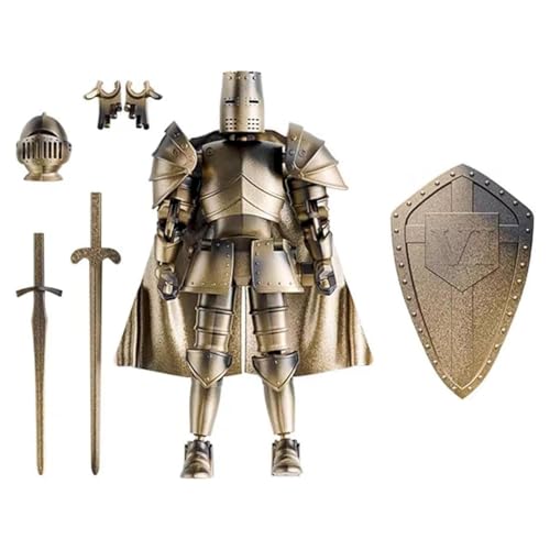 Luckywaqng Mittelalterliche Actionfiguren, Actionfigur, mehrere bewegliche Roboter, Schaufensterpuppe T13, Dummy 13, Actionfigur (Zusammenbau erforderlich) Bett Puppenbett (B, One Size) von Luckywaqng