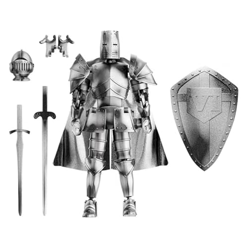 Luckywaqng Mittelalterliche Actionfiguren, Actionfigur, mehrere bewegliche Roboter, Schaufensterpuppe T13, Dummy 13, Actionfigur (Zusammenbau erforderlich) Bett Puppenbett (D, One Size) von Luckywaqng