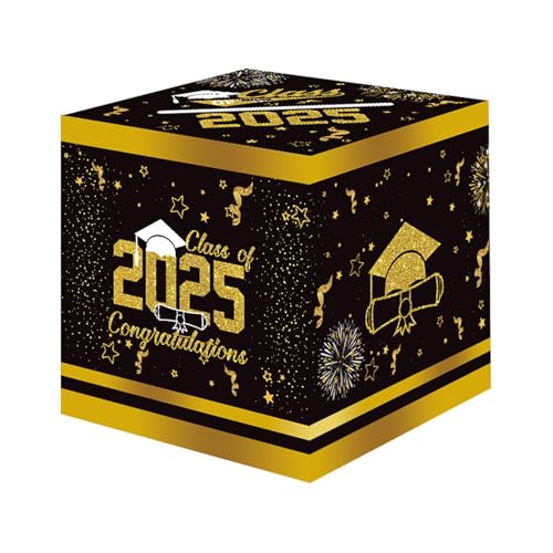 Luckywaqng Multifunktionale Abschlussbox: Für Dekoration, Abstimmung und Nachricht Kunsthandwerk Für Erwachsene Frauen (Black, One Size) von Luckywaqng