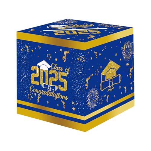 Luckywaqng Multifunktionale Abschlussbox: Für Dekoration, Abstimmung und Nachricht Kunsthandwerk Für Erwachsene Frauen (Blue, One Size) von Luckywaqng